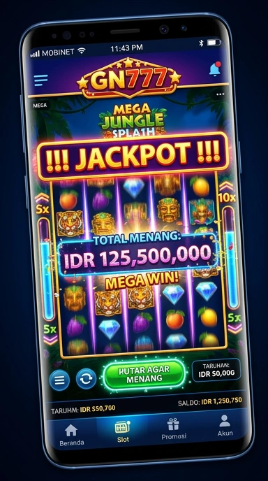 Screenshot dari berbagai kategori aplikasi di gn777.